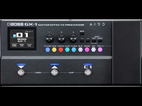 The Boss GX-1 as a triple modulation pedalboard!