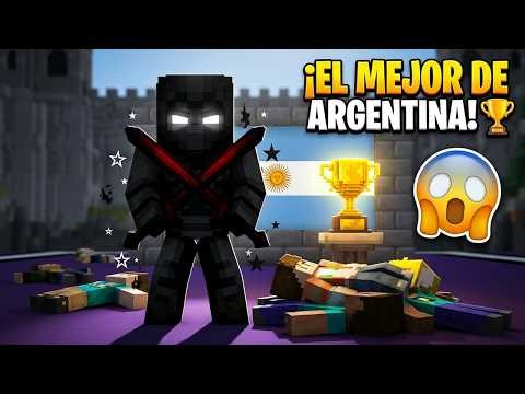 Soy el MEJOR de PVP ARGENTINA en Minecraft😈🏆😱
