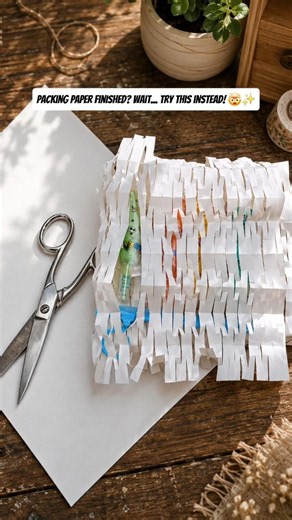 DIY Paper Packaging Idea 📦 | Eco-Friendly Gift Wrap Using Only Paper #shorts