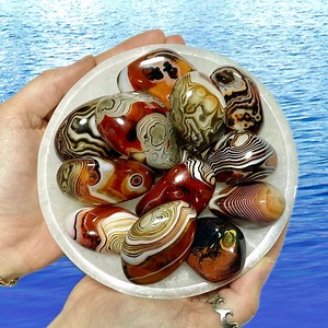 BEST SELLING Healing Sardonyx Tumbled Pocket Stones | Choose Your Size | Intuitively Chosen Stones | Polished Sardonyx Palm Stones - Etsy