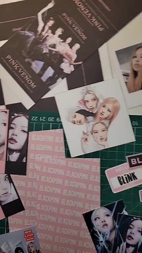 DIY Black Pink Photocard Mini Box Tutorial