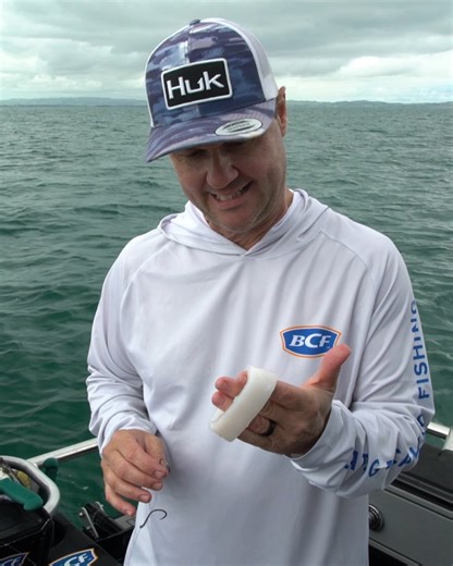 When it comes to bait for targeting Western Port Snapper they don't get much better than fresh calamari rings 🦑 They're easy to rig, stay put in strong currents and snapper absolutely love them! In this video, Paul from @Ifishtv shows you a dead-simple technique for rigging calamari rings. If you're hoping to bag a few more big reds this snapper season - here's the answer! 🔥 | BCF - Boating, Camping, Fishing