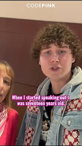 At just 19 years old, Guy Christensen is already being censored for speaking the truth about Palestine. From TikTok bans to campus expulsions, free speech is under attack but silence means complicity in genocide. I caught up with him at ArabCon in Detroit, where he reminded us: “It doesn’t matter your age. Use your voice, boycott, take action. Free Palestine.” | Medea Benjamin