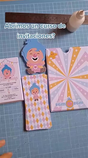 Curso de Invitaciones Creativas para Fiestas Infantiles
