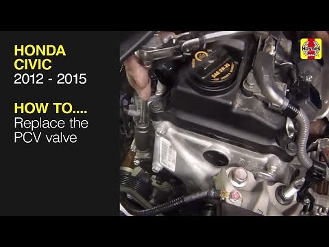 How to Replace the PCV valve on the Honda Civic 2012 to 2015