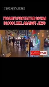 A protestor in Toronto used a megaphone to scream at random Israeli passersby that they are “devil-worshipping Zionists” who should “go back to the slums of Europe.” Moments later he claimed that ‘Zionists’ a dog-whistle for Jews, “stole our land.” This is not activism, but centuries-old Jew-hatred repackaged for 2025. “Zionist” has become a modern blood libel used to dehumanize Jews while pretending it’s about politics. This lie collapses under even basic facts: Jewish presence in their ancestr