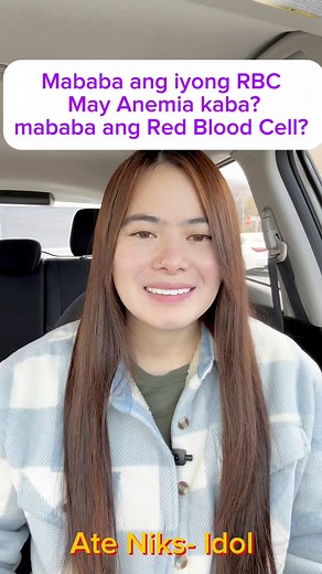 268K views · 8.7K reactions | Anemic kaba idol? mababa ang Red Blood Count mo or RBC mo? ano ang epekto nito at dapat mong kainin lodi! #anemia #ateniks #ironfoods | Ate Niks (idol) | Facebook