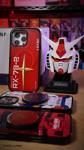 CASETiFY Co-Lab on Instagram: "LOOK AT THIS 🔥 This is the cleanest looking AirPods case I’ve ever seen! The eyes of the Gundam Helmet light up, the stand that holds the case is magnetic, like what’s not to love about this beauty it’s just a work of art. And the cases are so nice too! This one Co-Lab they have might be my favorite so far. You can’t get any more classic than Gundam! Gundam x CASETiFY will be launching on Dec 9th!! Head over to casetify.com today to join their waitlist to support 