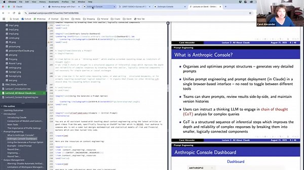 Lecture 2: All About Claude (Part 2: Anthropic Console)