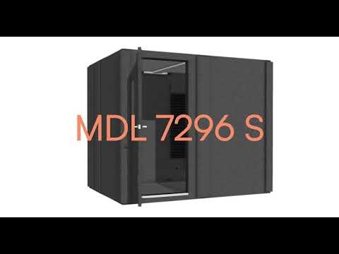 WhisperRoom MDL 7296 S Sound Booth | 6x8 Single-Wall Isolation Booth (3D Preview)