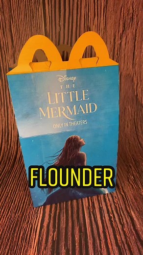Little Mermaid Happy Meal Toys – Flounder Unboxing
