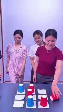 Cup Flip Challenge: Who Can Do It First? 🥤⚡🏆