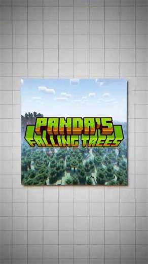 Les arbres c'est la vie ! Abonne-toi Nom du mod: .Panda's falling trees #minecraft #shorts #viral
