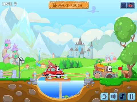 Wheely 6: Fairytale -- Level 2 Walkthrough