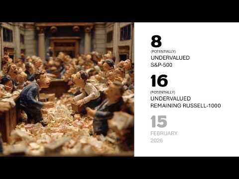 8 undervalued stocks in the S&P-500 (15 February 2026)
