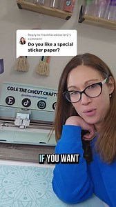 21K views · 226 reactions | My favorite sticker paper for making Stickers with my cricut. #crafting #cricutcrafts #cricutstickers #stickeraddict #stickermaker | Coles Crafting Corner | Facebook