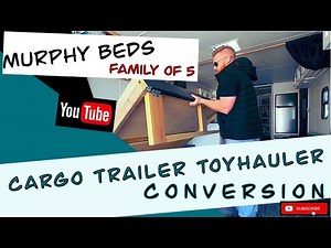 Cargo Trailer Conversion - Murphy Beds for the Whole Family!