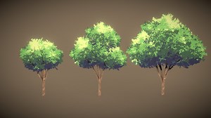 Anime Trees - Buy Royalty Free 3D model by ahingel