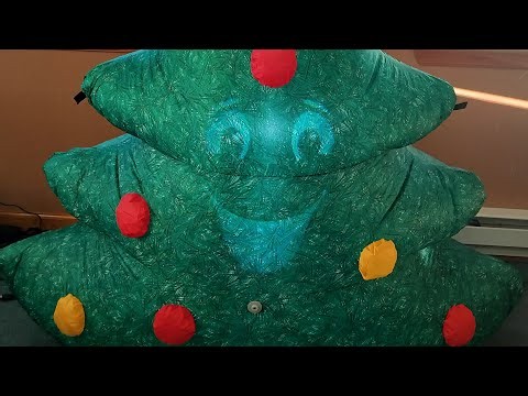 NEW FOR 2026 Gemmy Christmas Airblown Inflatable 6ft Singing Tree