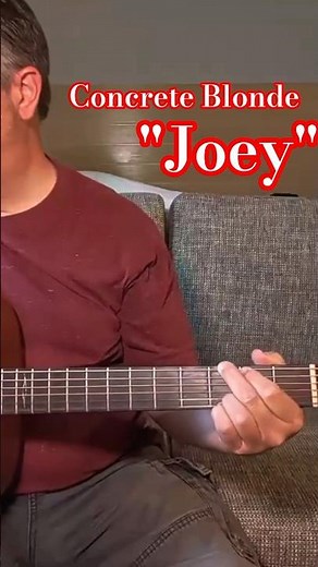 JOEY! Acoustic Intro for Guitar | Concrete Blonde #shorts #easy #guitar #lesson