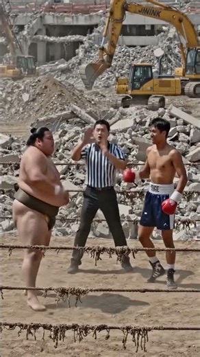 Sumo Wrestler vs Boxer