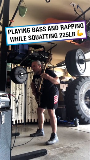 34K views · 220 reactions | The master of multi-tasking  : amercieca78 #squat #lifting #bassist #RATM #rageagainstthemachine | UNILAD Sound | Facebook