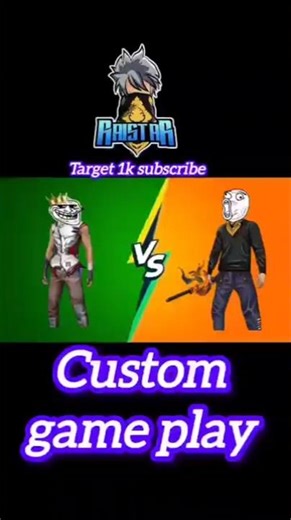 Rai star 1vs1 custom game play 👿🍷# short # subscribe