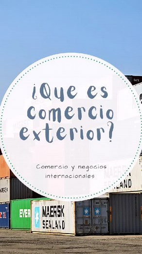 ¿Que es el comercio exterior? 🌏 #comercio #comercioexterior #aprende