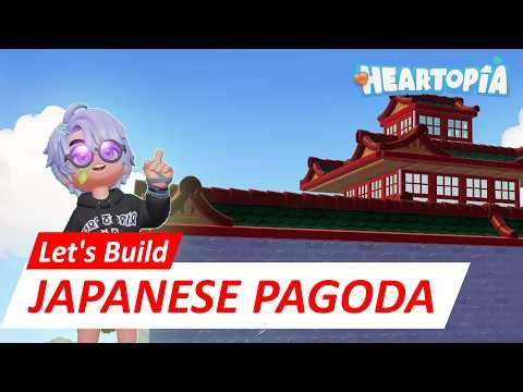 Japanese Pagoda House Build Tutorial 🏮⛩️ | Heartopia Build Tutorial | Heartopia House Design