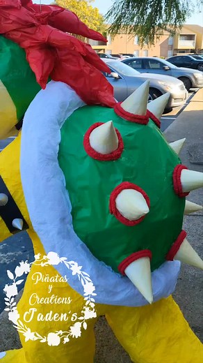 Handmade Bowser Piñata for Mario Bros Fans