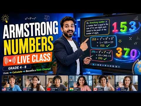What Are Armstrong Numbers? | Easy Math Live Class for Kids | FACT ACADEMY