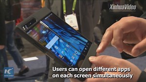 27K views · 1K reactions | Check out China's splashy dual-screen smartphone at Consumer Electronics Show 2018 in Las Vegas.#CES2018 | China Xinhua News | Facebook
