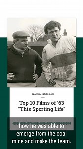 For our complete review of "This Sporting Life," click here: https://tinyurl.com/mvm73dnf #hollywood #1960s #movies | Real Time 1960s