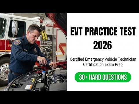 2026 EVT Practice Test: Master the Emergency Vehicle Technician Certification Exam Prep