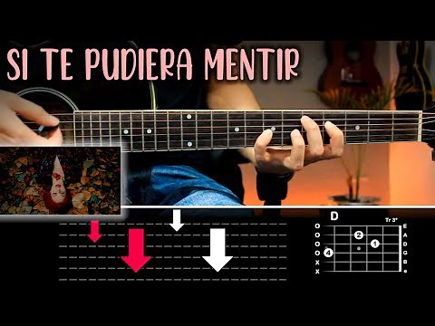 Si Te Pudiera Mentir - Calibre 50 (GUITARRA TUTORIAL) | Acordes