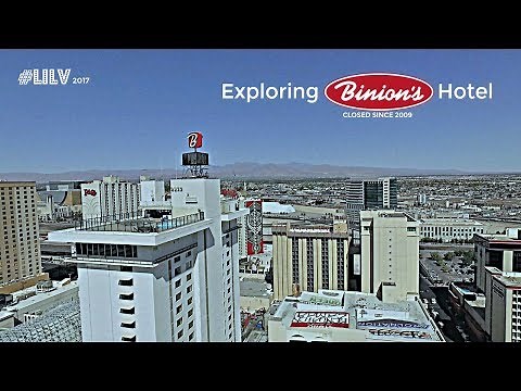 Inside Binions Hotel Tower...SEALED OFF since 2009!