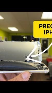 This iPhone was about to blow up 💥She came in right time to repair before exploded😱 #apple #iphone