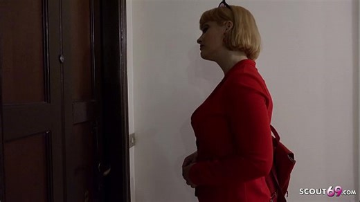 MILF Mom Catches Young Stud Jerking & Teaches Him Right