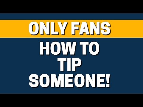 How To Tip Someone In OnlyFans