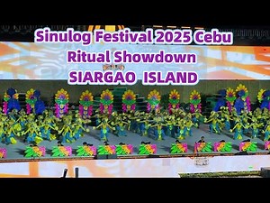 Sinulog Festival 2025 SIARGAO ISLANDS Ritual Showdown Cebu City FESTIVAL DANCE | Sinulog Parade