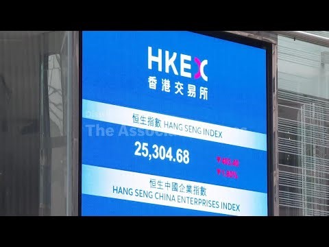 Hong Kong's stock market slumps amid Iran war fears