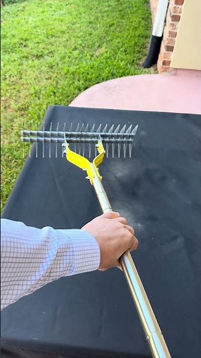 Efficient Lawn Cleanup: 15-Inch Steel Thatch Rake Review!