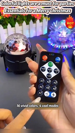 Ready to turn your home into a dance floor? 🎉 This rotating LED disco ball brings the party to you! Perfect for birthdays, holidays, or just because. Plug it in and get ready to dance! | Annie-cc