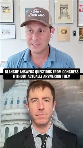 Blanche answers questions from Congress without actually answering them