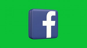 Facebook, Internet, 3D. Free Stock Video