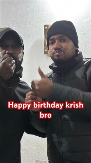 Happy birthday krish bro