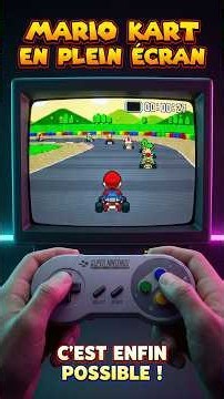 Jouer à Super Mario Kart en plein écran ? C'est enfin possible ! 🏎️✨
