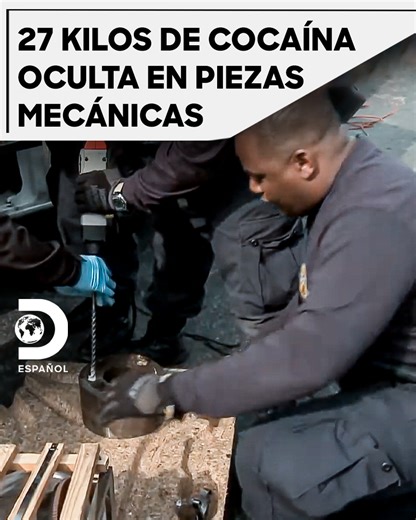 Con la ayuda de perros rastreadores, autoridades harán una importante incautacióN que se hallaba oculta dentro de piezas pesadas de un tractor, que fueron transportadas por un avión procedente de Panamá.#Aeropuerto247Miami Descubre más contenidos como este en #HBOMax Suscríbete ahora https://bit.ly/MAX-DiscoveryEsp | Discovery en Español