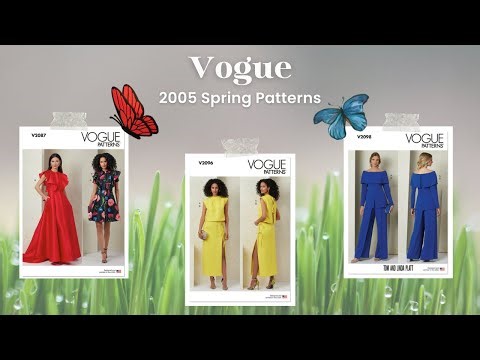 Vogue Spring 2025 Pattern Release