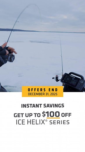 INSTANT SAVINGS: Get up to $100 off select ICE HELIX® products now through December 31. | Humminbird